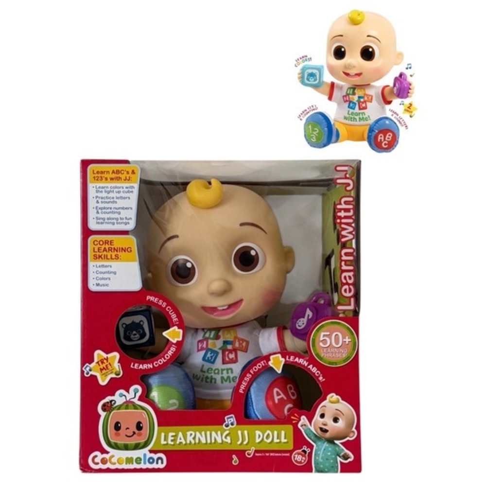 CoComelon‎ Learning JJ Doll Educational Toy with 50+ Phrases Songs